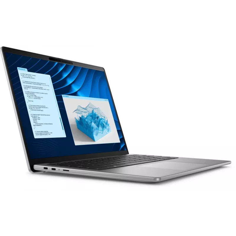 Dell Latitude 5455 Notebook, Snapdragon X Plus X1P-42-100, 16GB RAM, 512GB SSD, 14.0 inch FHD+ Display, Qualcomm Adreno Graphics, Czytnik linii papilarnych, Kamera FHD IR, Podświetlana klawiatura, Windows 11 Pro, 3-letni ProSupport