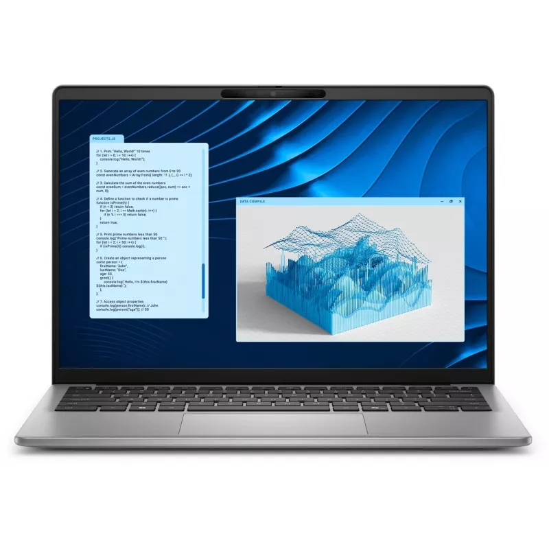Dell Latitude 5455 Notebook, Snapdragon X Plus X1P-42-100, 16GB RAM, 512GB SSD, 14.0 inch FHD+ Display, Qualcomm Adreno Graphics, Czytnik linii papilarnych, Kamera FHD IR, Podświetlana klawiatura, Windows 11 Pro, 3-letni ProSupport