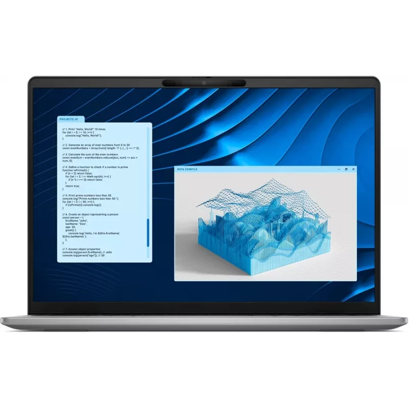 Dell Latitude 5455 Notebook, Snapdragon X Plus X1P-42-100, 16GB RAM, 512GB SSD, 14.0 inch FHD+ Display, Qualcomm Adreno Graphics, Czytnik linii papilarnych, Kamera FHD IR, Podświetlana klawiatura, Windows 11 Pro, 3-letni ProSupport
