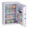 OLYMPIA GOsafe 50B Sejf na klucze z elektronicznym zamkiem szyfrowym, 50 haczyków, szary, do montażu ściennego, stal lita