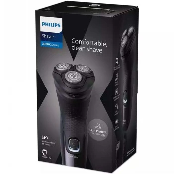 Philips 3000X Series X3051/00 Rechargeable Shaver Dark Royal Blue