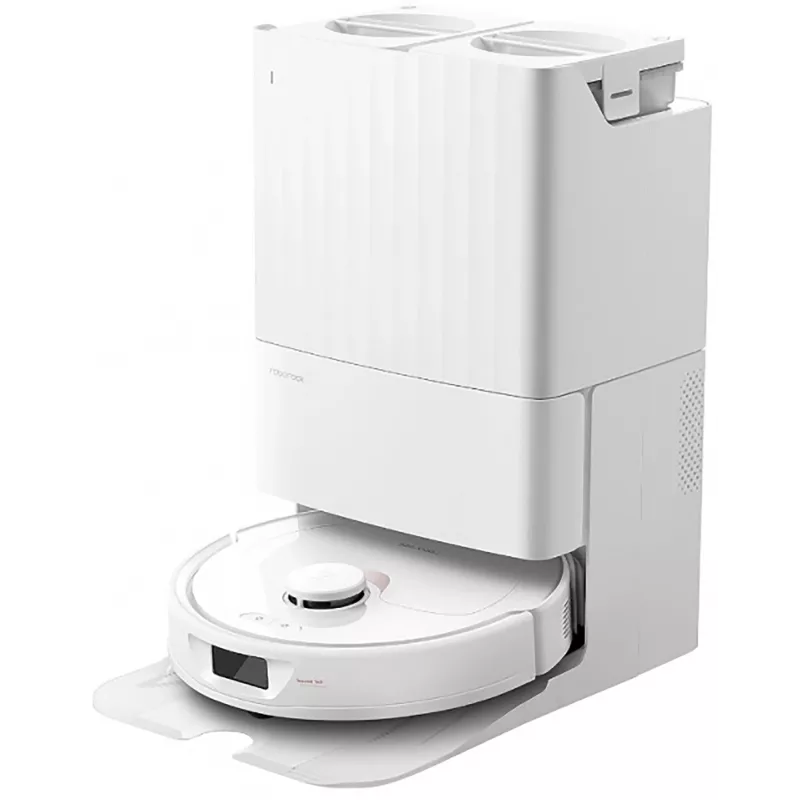 Roborock Q Revo Robot Vacuum and Mop with Self-Washing Dock, 5500Pa Suction, White