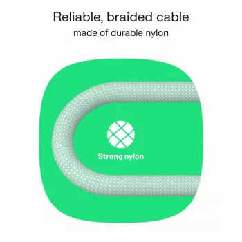 GREEN CELL USB-C do USB-C PowerStream 100W Pleciony Kabel 1,2m Czarny