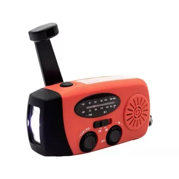 Denver SCR-2005 Emergency Solar Radio z AM/FM, LED, SOS i Power Bank
