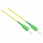 GoodConnections Good Connections OS2 Single-Mode Simplex Fiber Optic Patch Cable LC/SC 9/125µm 30m Yellow