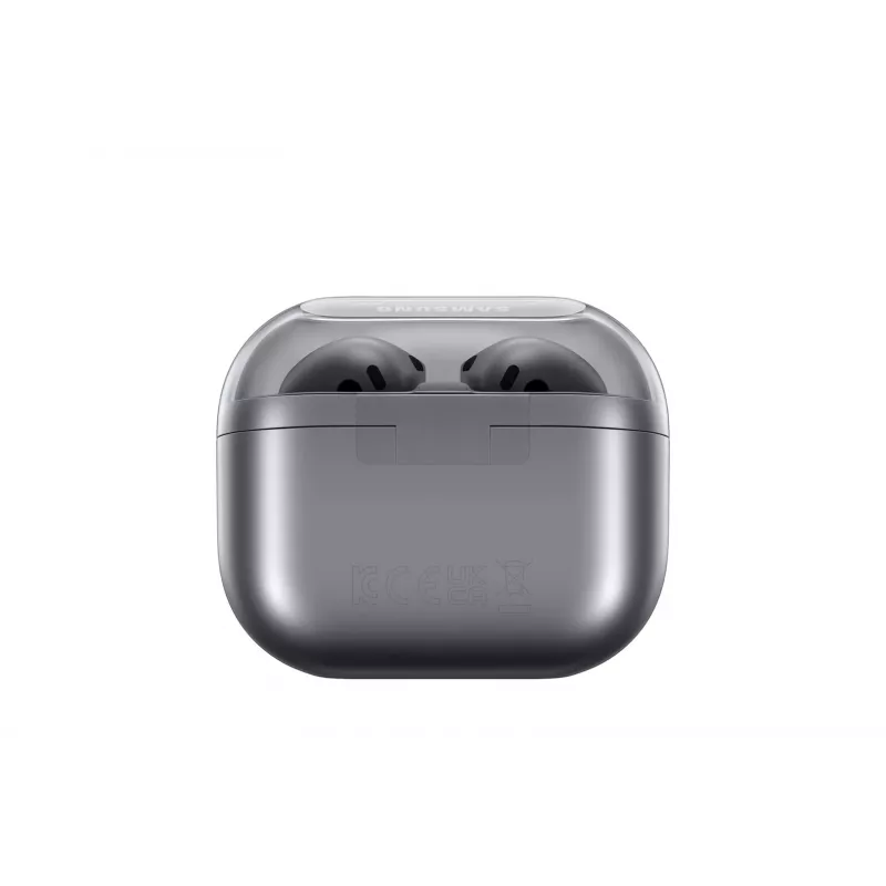 Samsung Galaxy Buds3 True Wireless Stereo (TWS) Słuchawki douszne z aktywną redukcją szumów, Bluetooth 5.4, IP57, Srebrny