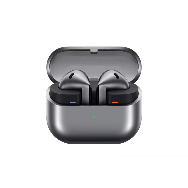 Samsung Galaxy Buds3 True Wireless Stereo (TWS) Słuchawki douszne z aktywną redukcją szumów, Bluetooth 5.4, IP57, Srebrny