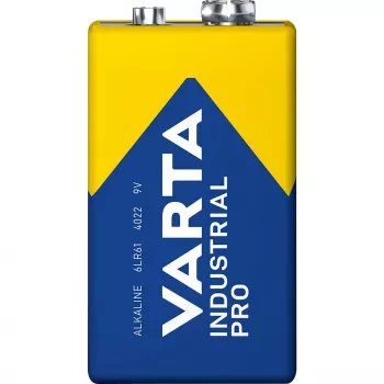 VARTA 6LR61/6LP3146/9V Block (4022) Industrial Pro Bateria, 20 sztuk, karton z tacką foliową