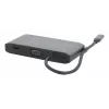 Mobilis USB-C Docking Station 8-in-1 100W PD HDMI 4K VGA Space Gray