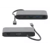 Mobilis USB-C Docking Station 8-in-1 100W PD HDMI 4K VGA Space Gray