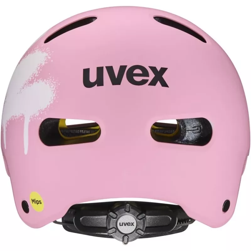 Kask rowerowy dla dzieci UVEX Kid 4 Style MIPS - Spray Strawberry Matt (51-55 cm)