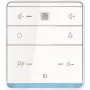 TechniSat TCS ISW6010-0145 TASTA PRO Bezprzewodowa stacja wewnętrzna 6-przyciskowa, montaż natynkowy, biała, SDI