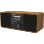 IMPERIAL Telestar TOP 25 Drewniana Wielofunkcyjna Stacja Radiowa z DAB+, FM, Internet Radio, Odtwarzaczem CD, Bluetooth, Wi-Fi, USB, AUX-in, 20W RMS, 2,8-calowym Wyświetlaczem TFT, Wykończenie Orzech