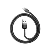 Baseus Cafule USB-A do USB-C Kabel 0.5m Szary+Czarny