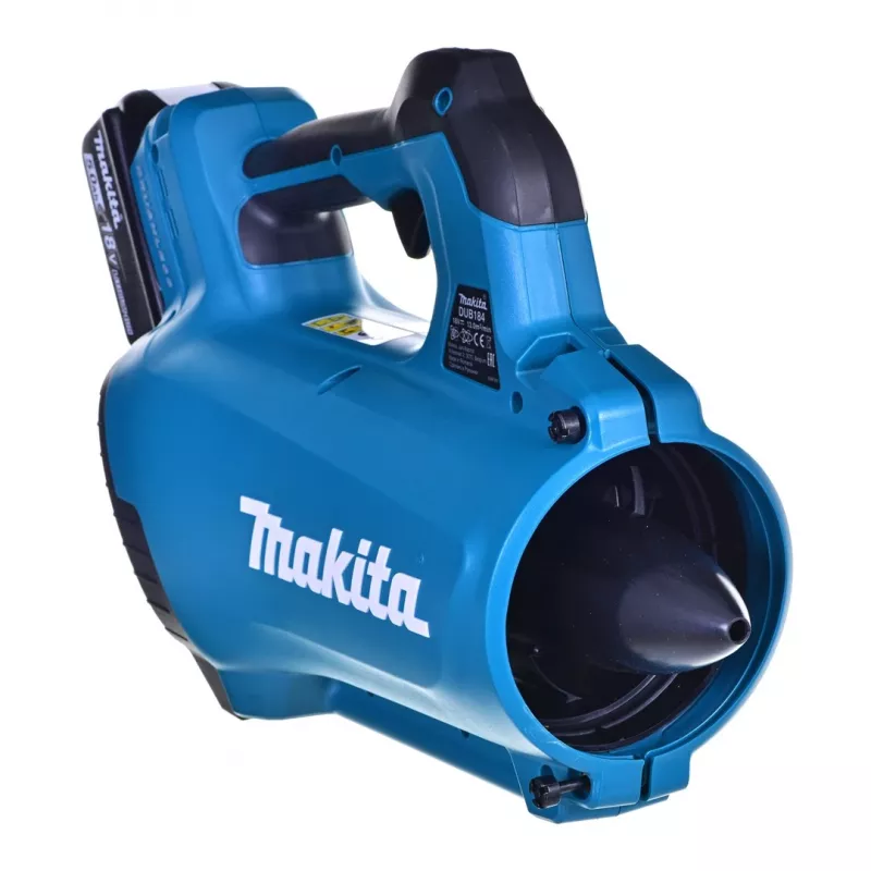 Makita DUB184RT Akumulatorowa Dmuchawa do Liści 176 km/h 18 V Czarno-Niebieska