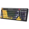 Klawiatura mechaniczna A4Tech Bloody S98 Sports Lime, przełączniki BLMS Red Plus, 98 klawiszy, kompaktowa, podświetlenie RGB, odłączany USB-C