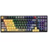 Klawiatura mechaniczna A4Tech Bloody S98 Sports Lime, przełączniki BLMS Red Plus, 98 klawiszy, kompaktowa, podświetlenie RGB, odłączany USB-C