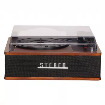 Denver VPB-262 Gramofon Czarny/Drewno