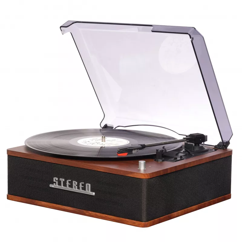 Denver VPB-262 Gramofon Czarny/Drewno