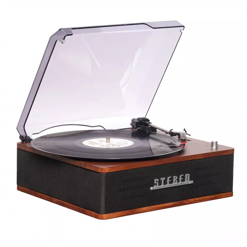 Denver VPB-262 Gramofon Czarny/Drewno