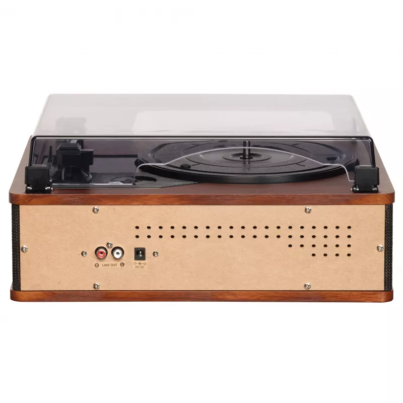 Denver VPB-262 Gramofon Czarny/Drewno