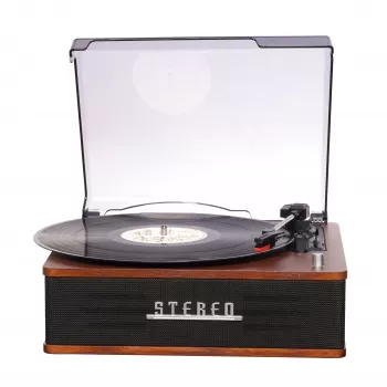 Denver VPB-262 Gramofon Czarny/Drewno