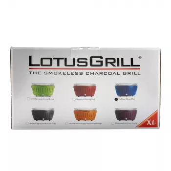 LotusGrill G435 U Blue Portable Charcoal Grill