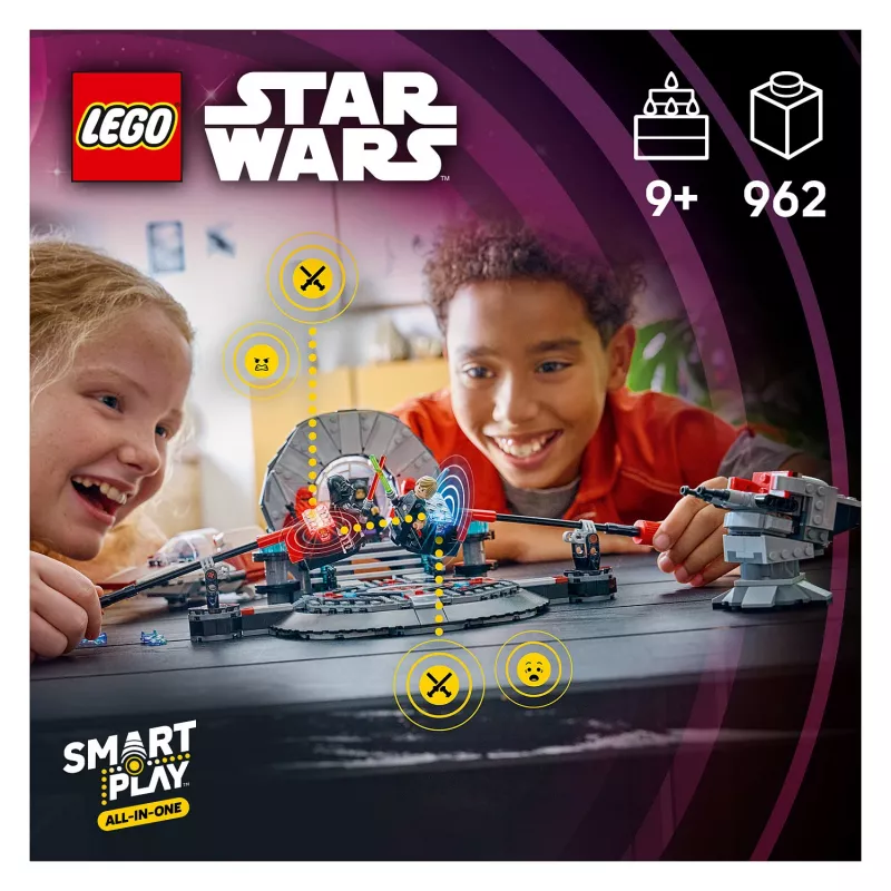 LEGO Star Wars SMART Play: A-Wing i Pojedynek w Tronowej (75427)