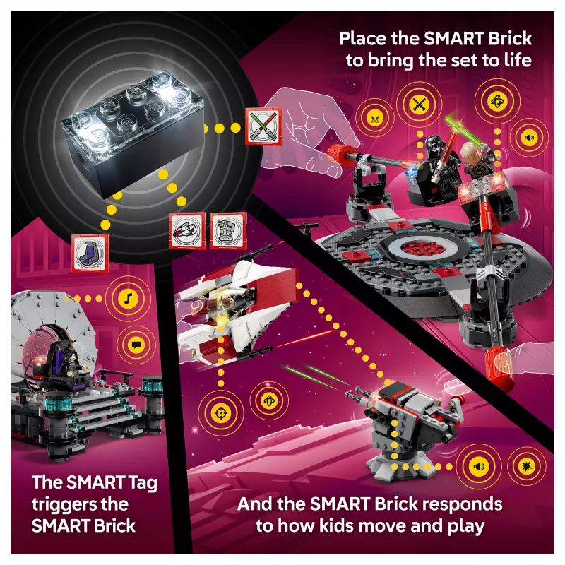 LEGO Star Wars SMART Play: A-Wing i Pojedynek w Tronowej (75427)