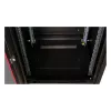 ROLINE 19-Inch Network Cabinet Pro 22U, 600x600 mm (WxD), Glass Door, Black