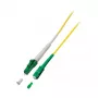 EFB Elektronik Simplex Patch Cable LC/APC do SC/APC OS2 G657A2 5m LSZH 2mm Żółty