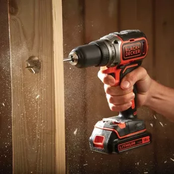 Black & Decker BL186KB-QW 18V Akumulatorowa Wiertarko-wkrętarka udarowa bezszczotkowa 1650 RPM (2x baterie 1.5Ah, ładowarka, walizka)