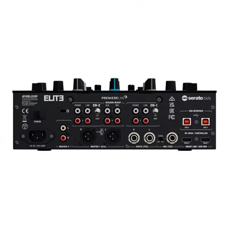 RELOOP Elite – Profesjonalny 2-kanałowy mikser DVS dla Serato DJ Pro
