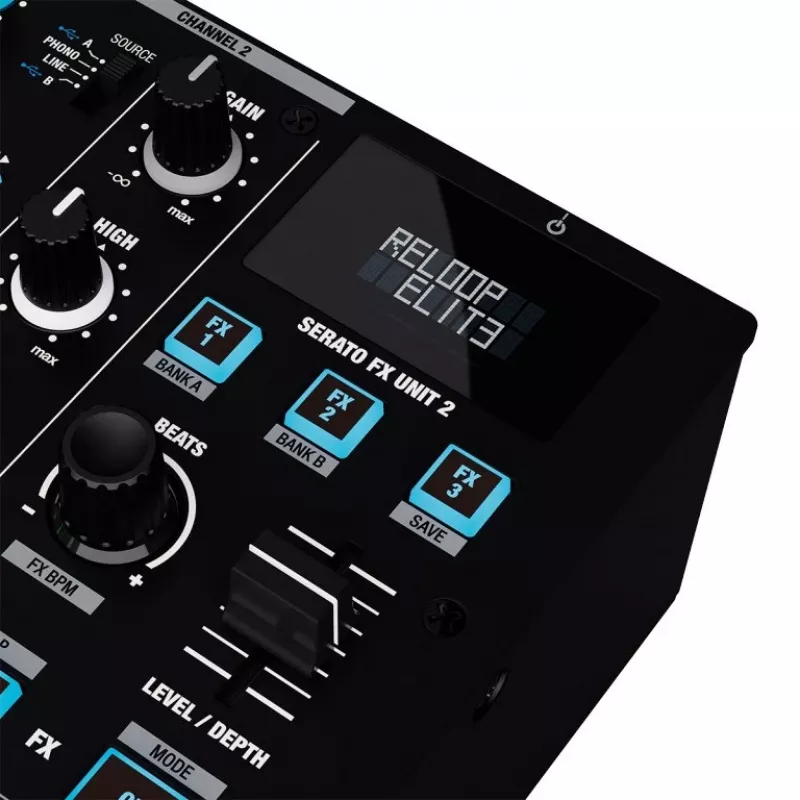RELOOP Elite – Profesjonalny 2-kanałowy mikser DVS dla Serato DJ Pro