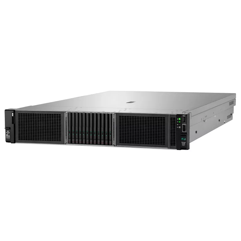 HPE ProLiant DL380 Gen11 2U Rack Server - Intel Xeon Silver 4510 12-Core 2.4GHz - 64GB DDR5 - 2x480GB SSD - MR408i-o - 2x1000W PSU