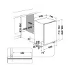 Whirlpool W7IHT40T Zmywarka do zabudowy, 14 kompletów, Klasa energetyczna C, 40 dB, NaturalDry