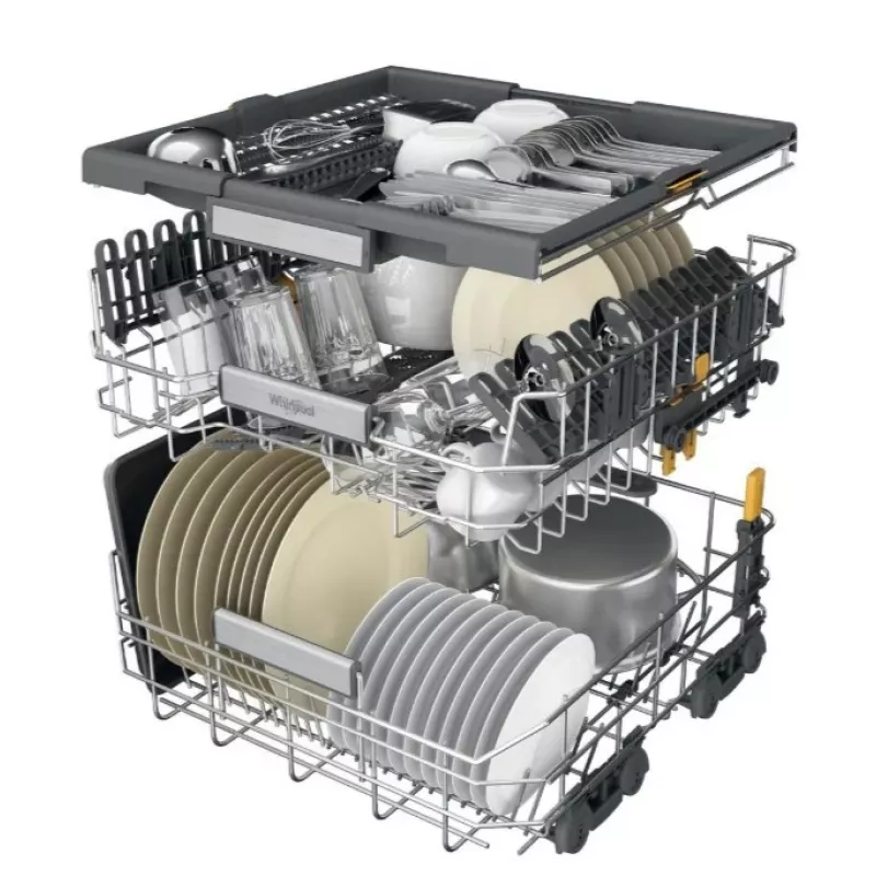 Whirlpool W7IHT40T Zmywarka do zabudowy, 14 kompletów, Klasa energetyczna C, 40 dB, NaturalDry