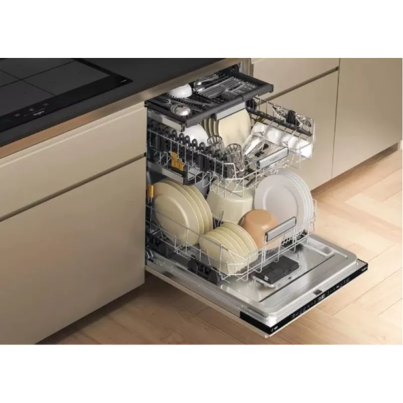Whirlpool W7IHT40T Zmywarka do zabudowy, 14 kompletów, Klasa energetyczna C, 40 dB, NaturalDry
