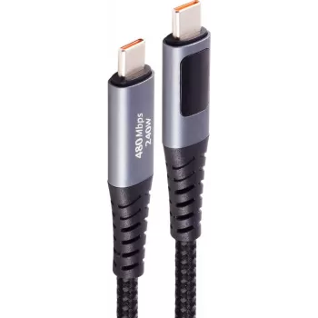 shiverpeaks USB-C Charging Cable 2.0 240W PD A/V/W Display 1.0m (BS14-59025)