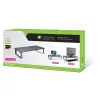 TECHLY ICA-MS 600TY Uchwyt na jeden monitor do biurka - Czarny, 17 inch-32 inch, VESA 75x75/100x100, nośność 9 kg