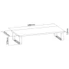 TECHLY ICA-MS 600TY Uchwyt na jeden monitor do biurka - Czarny, 17 inch-32 inch, VESA 75x75/100x100, nośność 9 kg