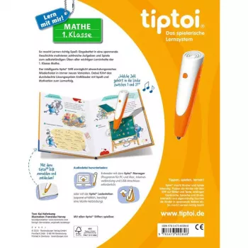 RAVENSBURGER tiptoi Lern mit mir! Mathe 1. Klasse Interaktywna Książka Edukacyjna