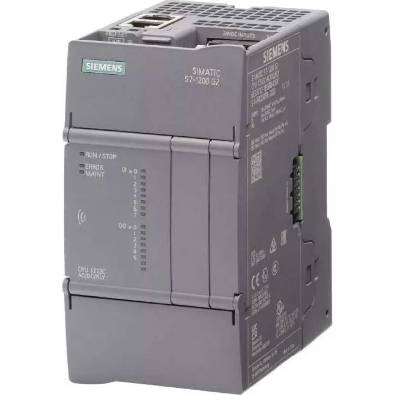 Siemens SIMATIC S7-1200 G2 CPU 1212C DC/DC/DC 8DI/6DO 6ES7212-1AG50-0XB0