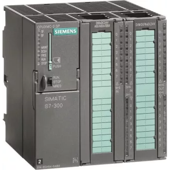 Siemens SIMATIC S7-300 CPU 314C-2 DP Compact CPU z MPI, 24 WE/16 WY, 4 WE analogowe/2 WY analogowe, 96 KB pamięci roboczej