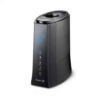 Clean Air Optima CA-603 Nawilżacz ultradźwiękowy z jonizatorem, 5,5L, zimna i ciepła mgiełka, do 60 m², panel dotykowy, pilot, aplikacja Wi-Fi