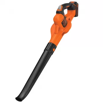 Black & Decker GWC1820PCB-XJ 18V PowerCommand Boost Akumulatorowa Dmuchawa do Liści 209 km/h Czarny Pomarańczowy