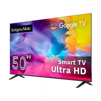 KRUGER & MATZ KM0250UHD-G 126 cm (50 inch) 4K UHD Smart TV Wi-Fi Czarny