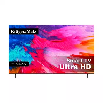 KRUGER & MATZ KM0255UHD-V3 139 cm (55 inch) 4K UHD DLED Smart TV Android TV 9.0 Wi-Fi Bluetooth Czarny