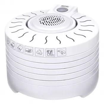 MPM MSG-01 Suszarka do grzybów i owoców 250W 5 tac Biały