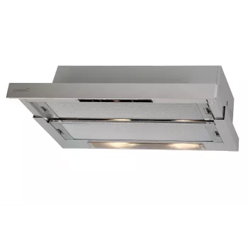 CATA TF 5260 X Okap teleskopowy 60 cm 325 m³/h Sterowanie suwakowe LED Stal nierdzewna Klasa energetyczna D
